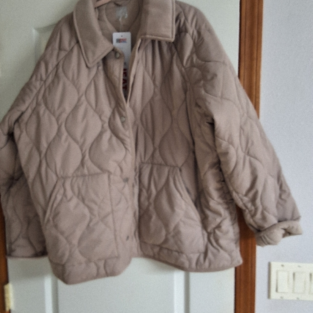 Quilted Tan Jacket